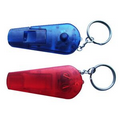 LED Keychain with Whistle